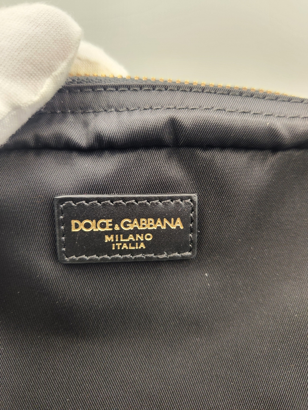 Dolce & Gabbana Black Nylon Cosmetic Pouch w/ Dustbag & COA - Picture 4 of 10